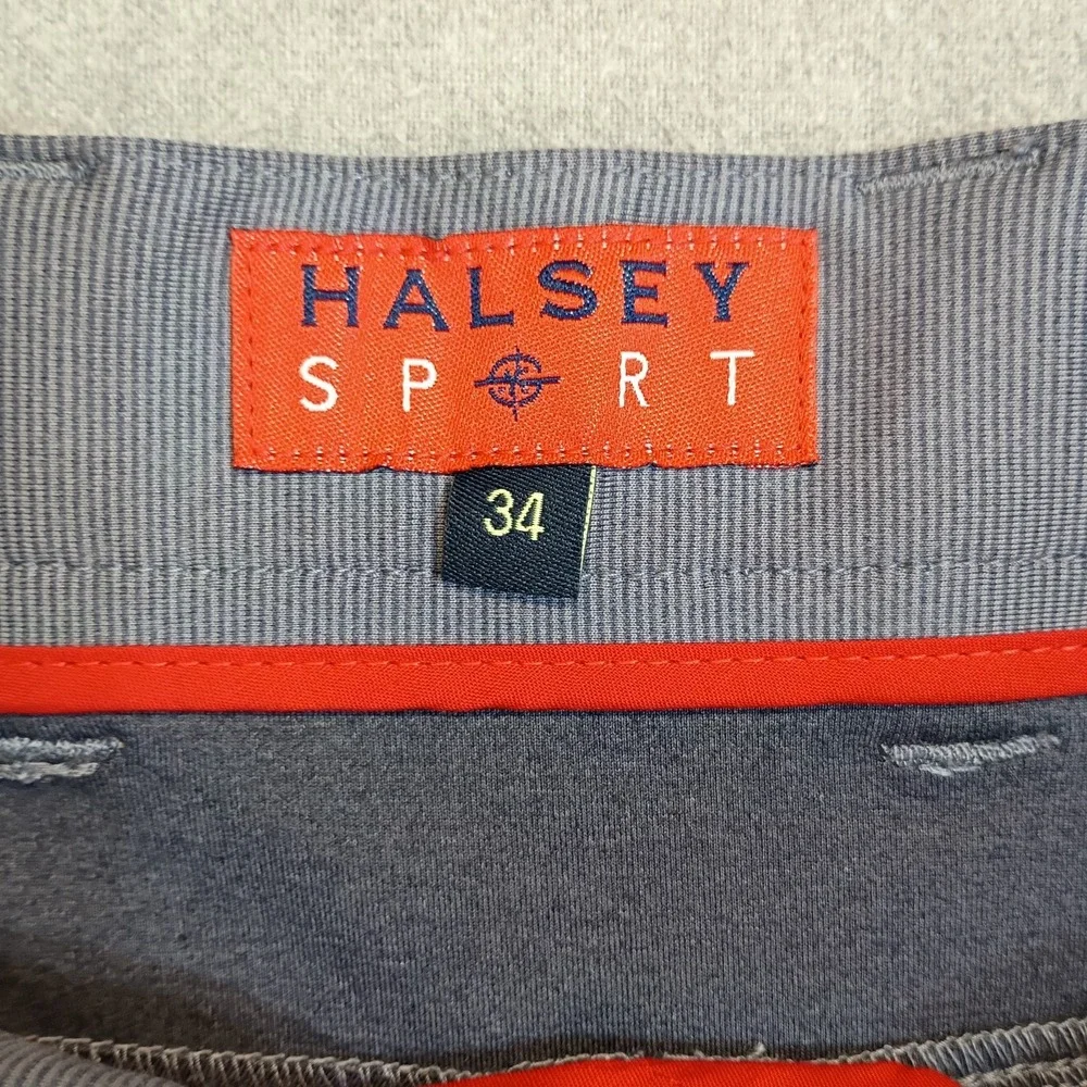 Halsey Sport Breakwater Mens 34 Gray Golf Casual Shorts Stretch Water Resistant